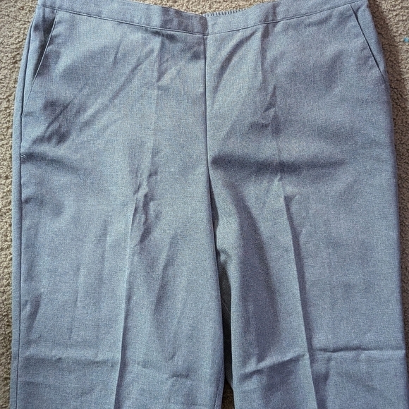 New with Tags Alfred Dunner Classic Fit Gray Straight Leg Pants Size 18 - Picture 5 of 9
